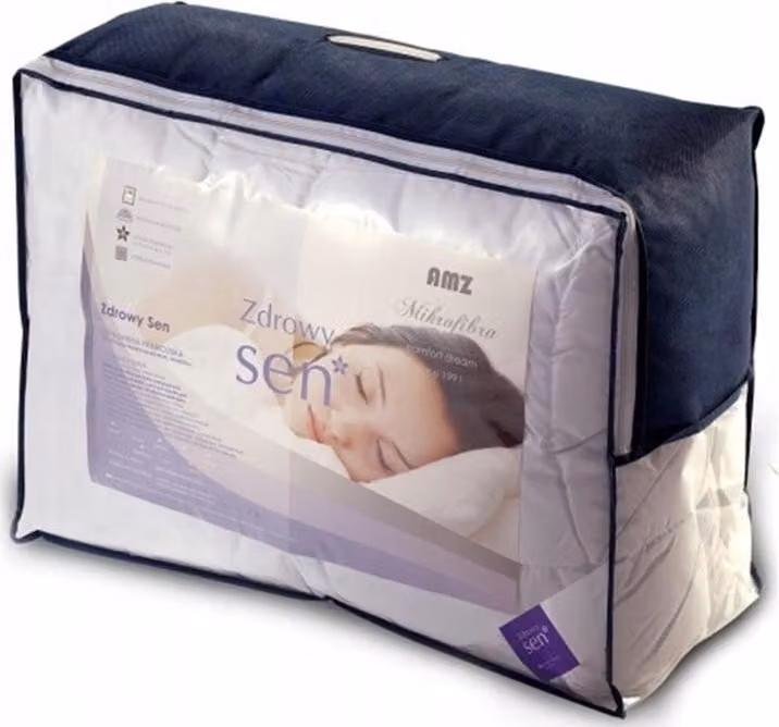 Coperta antiallergica 135x200 Microfibra estiva 550g bianco AMZ