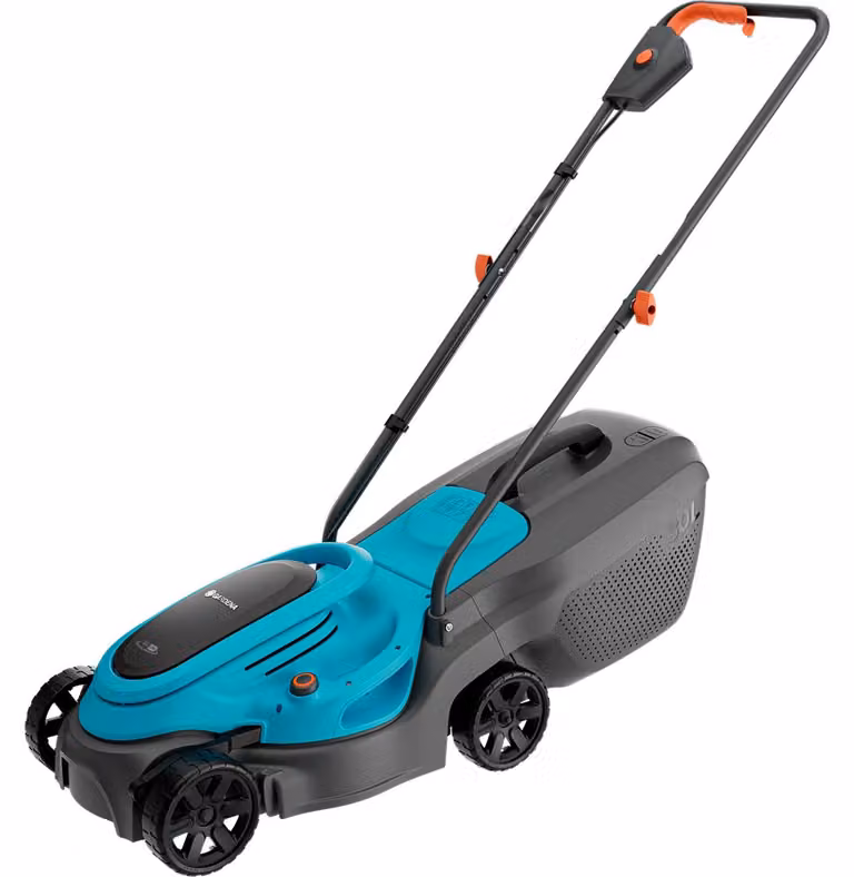 Gardena 14634-55 Tosaerba a spinta Batteria Nero, Blu
