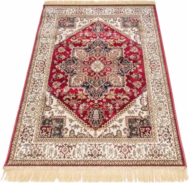 Tappeto RUBINE 304 Heriz VERDE cm.250x480 disegno classico persiano stile orientale tradizionale. Tappeto salotto, soggiorno, camera da letto, ingresso, corridoio.