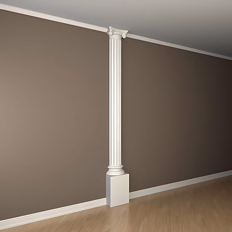 Profhome 115100 Cerchio a semicolonna in stile dorico