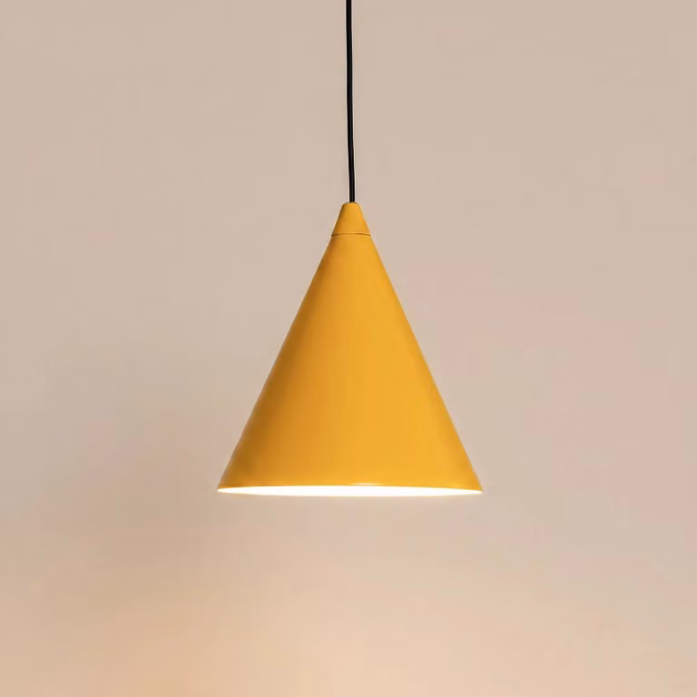 Lampada a sospensione Form ALDEX, dimmerabile, Giallo / Arancione, Soggiorno / Sala da pranzo, Metallo, Lampada a sospensione