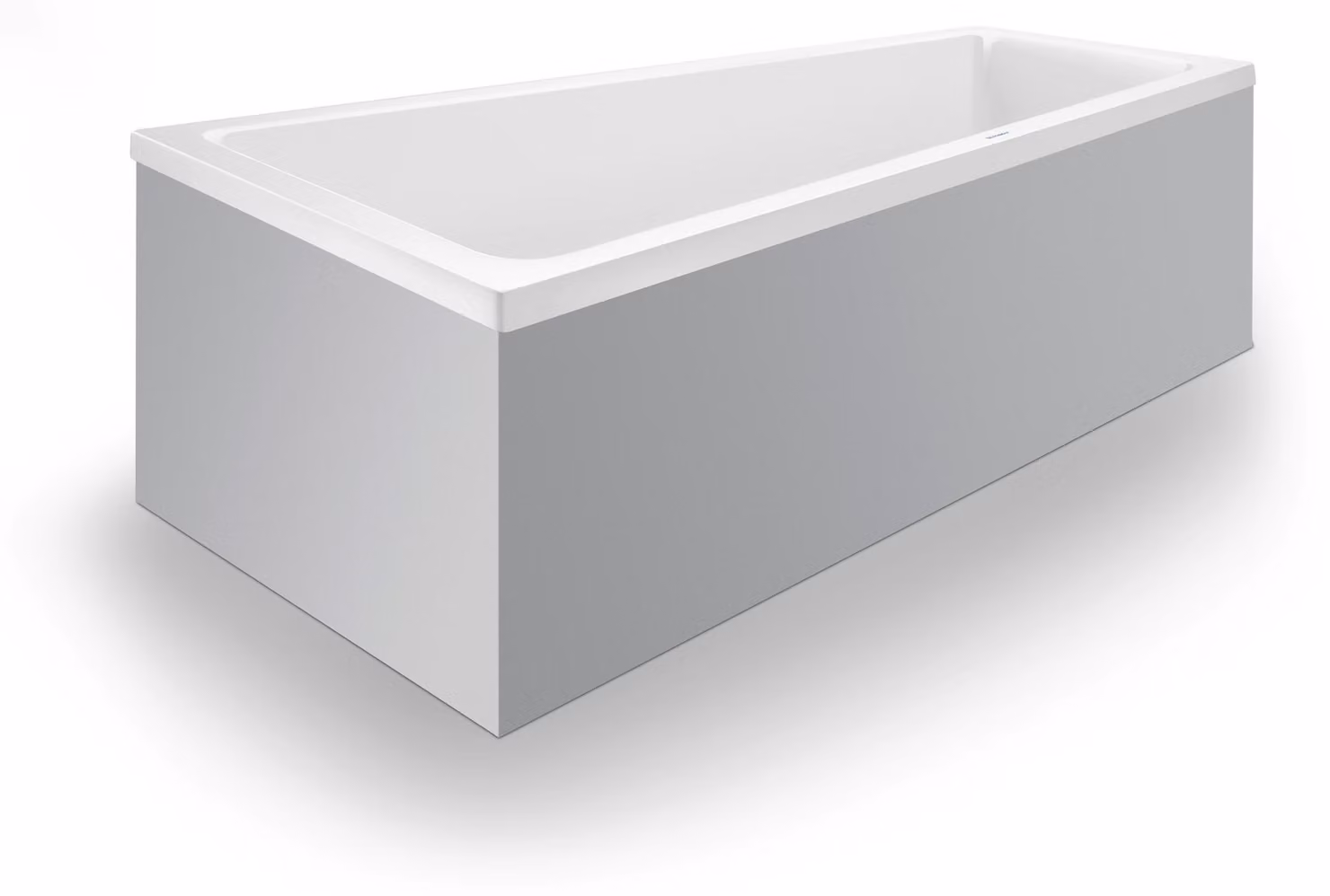 Duravit No.1 baignoire encastrée, trapèze, 1500x800mm, 1 pente de dossier à gauche, blanc, 700504000000000, 700504000000000