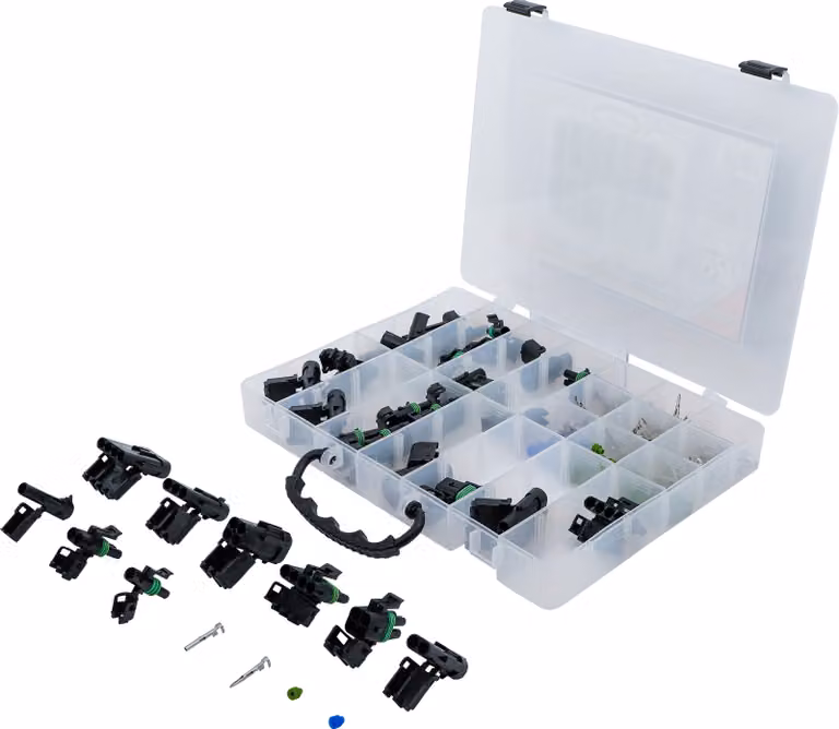 Assortimento di connettori a spina BGS impermeabile 232 pezzi - 9096