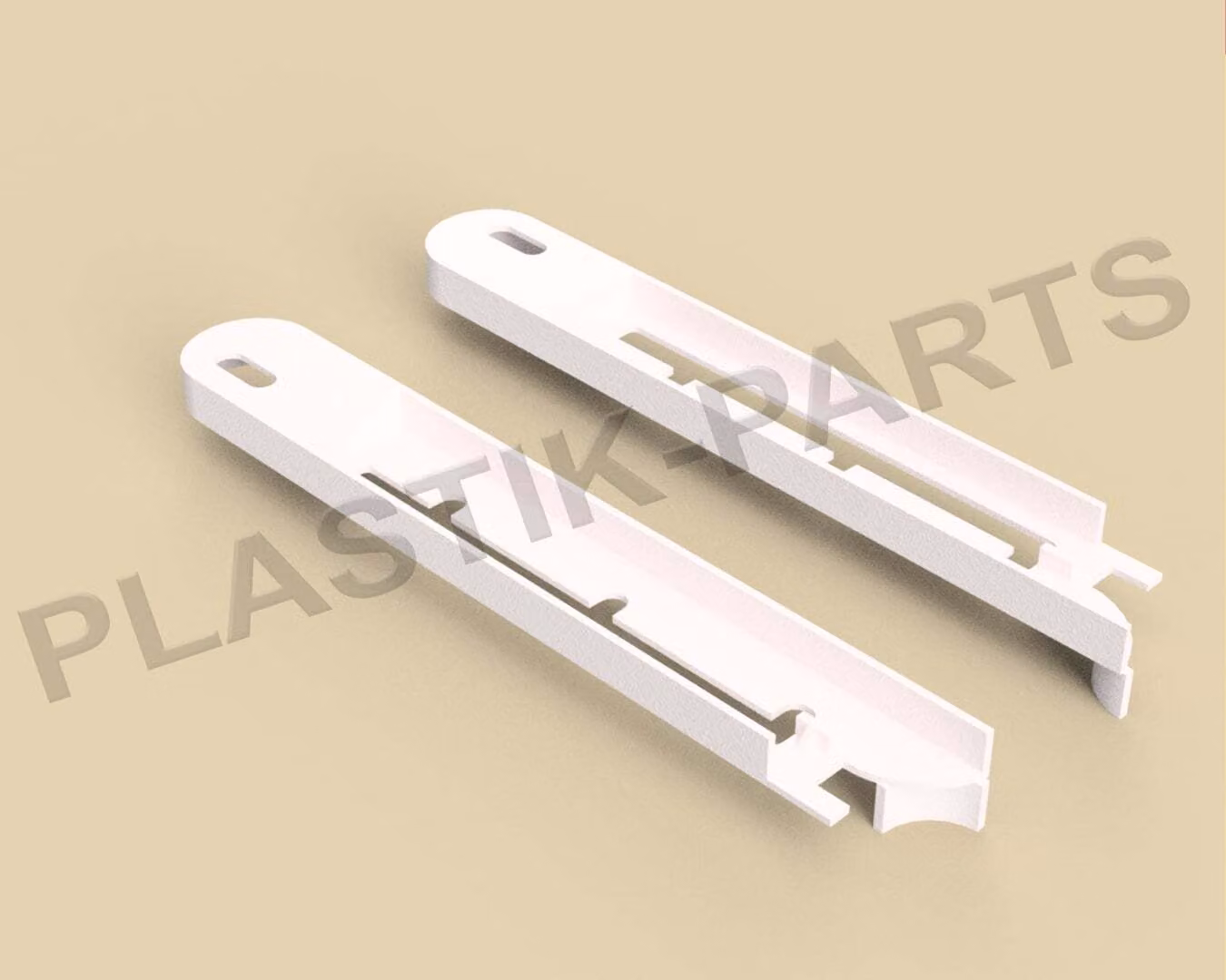 Set di pezzi di ricambio per finestre a ribalta per seminterrato, lunghezza 248 mm, bianco
