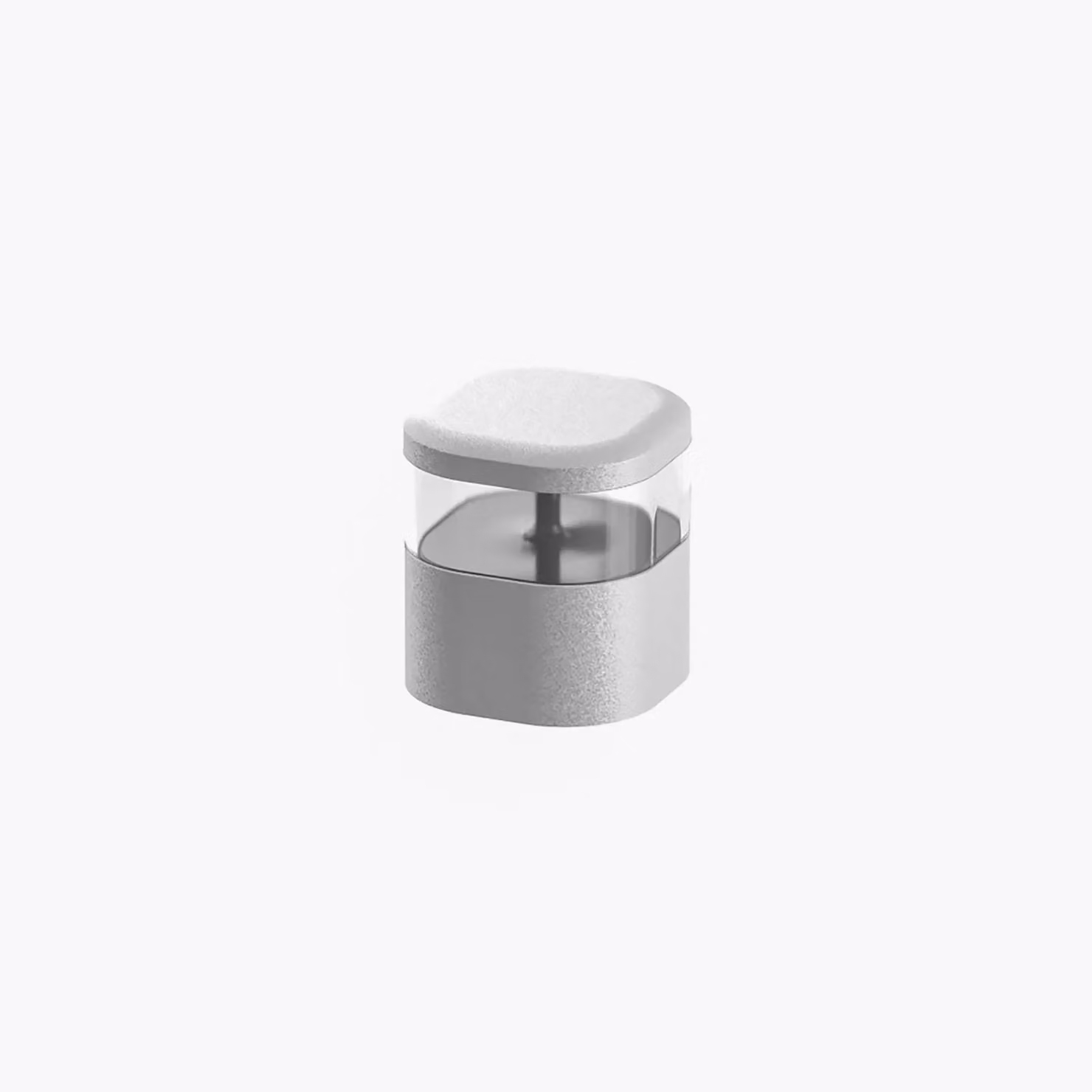 Flos Architectural FLOS Pointbreak Balisage 1, 2.700K bianco 8cm 1, Bianco / Opale, Alluminio, Design, Faretto da incasso da terra