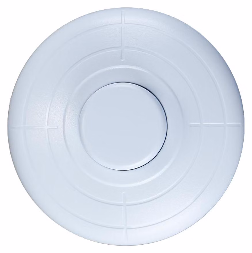 Interruttore a pedale rotondo, 250V/2A - Bianco opaco - CP122282