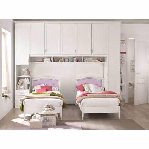 Letto singolo con testata imbottita capitonné Doroty
