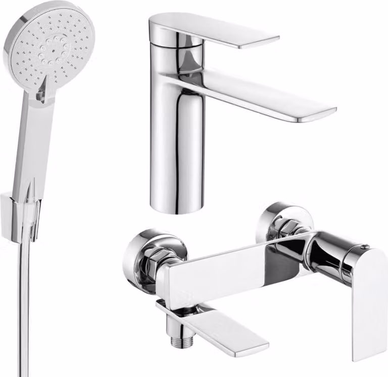 Mexen Zero R40 set da bagno, cromato - 71103R40-00