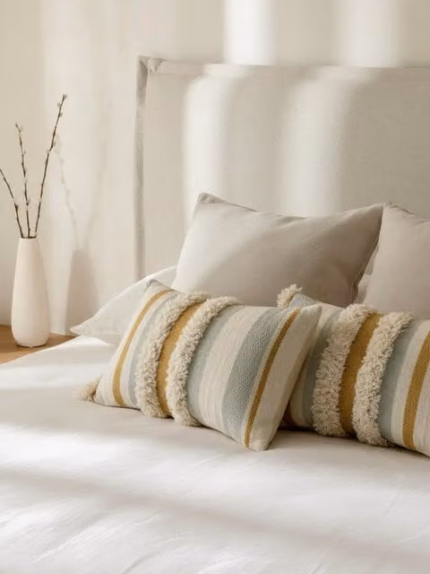 Set di 2 cuscini Safi Kenay Home multicolore con motivo grafico in cotone