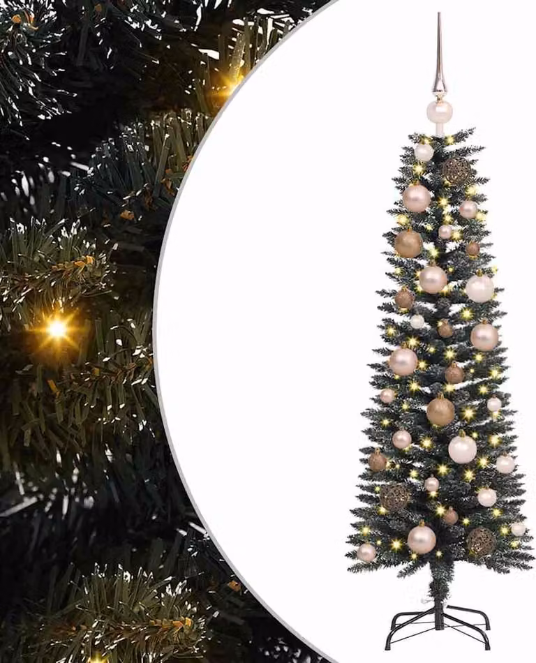 Albero di Natale artificiale con 150 LED Verde 120 cm