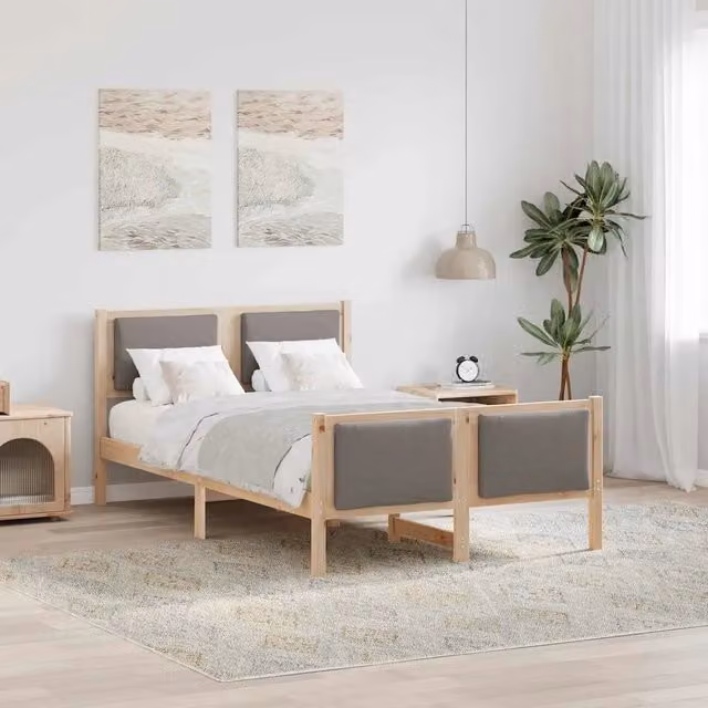 Struttura del letto con testiera-Giroletto con Testiera Talpa 120 x 190 cm Tessuto