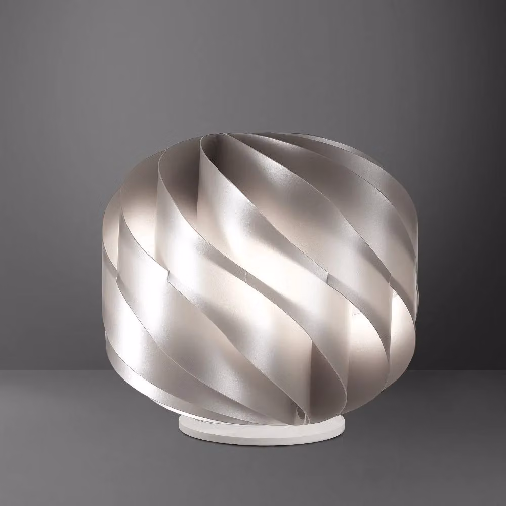 Lampada da tavolo IPERBRIKO LAP in plastica color argento, L: 40 cm, P: 39 cm, H: 30 cm – 2
