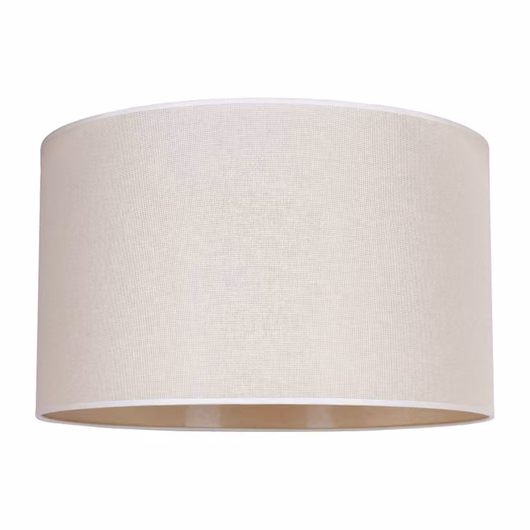 Paralume Roller, beige, Ø 50 cm, altezza 30 cm Roller Duolla, Tessuto / Stoffa / Seta