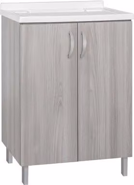 Lavatoio Easy Top in nobilitato Olmo - 60 x 50 cm (2 ante)