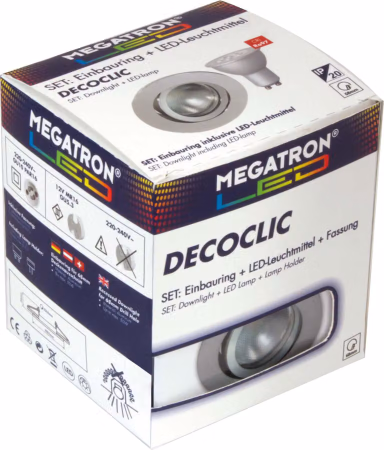 Set di faretti da incasso a LED 2800K eb - 1x1 ... 50W LED sostituibili MT75403