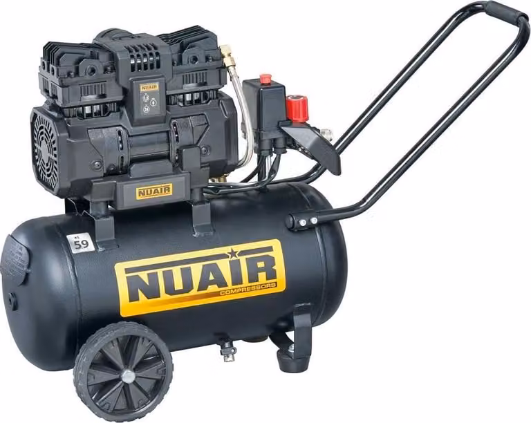 Compressore Senza Olio, Protetto, 24L, 8 Bar, 59 Db, 1,5 Km - N/B2Cc304Nua