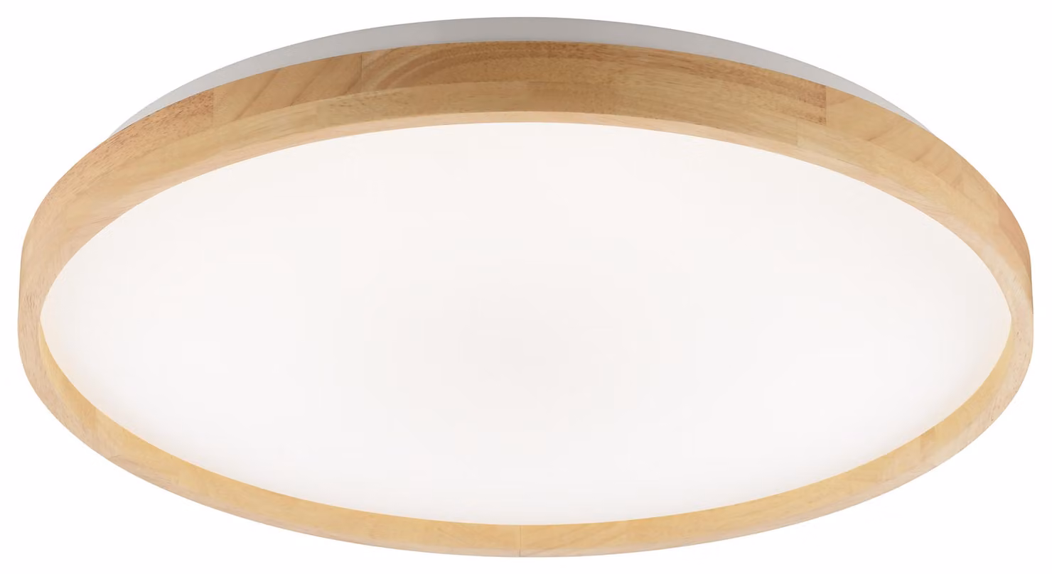 Lampada da soffitto LED Brilliant, diametro 49,5 cm, finitura legno chiaro/bianco, 17W, grado di protezione IP20, per uso interno