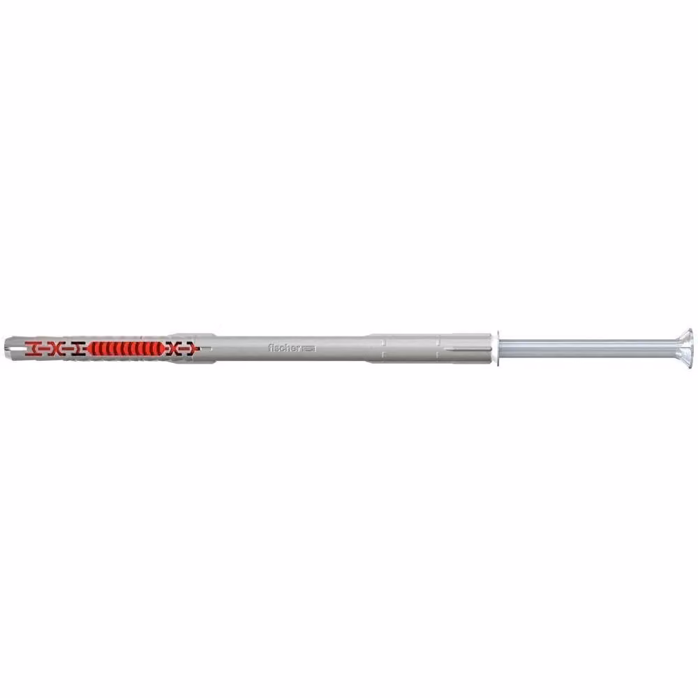 Fischer DuoXpand T Tassello Prolungato Bimateriale con Vite Premontata Grigio L: 10 mm, H: 160 mm – 2