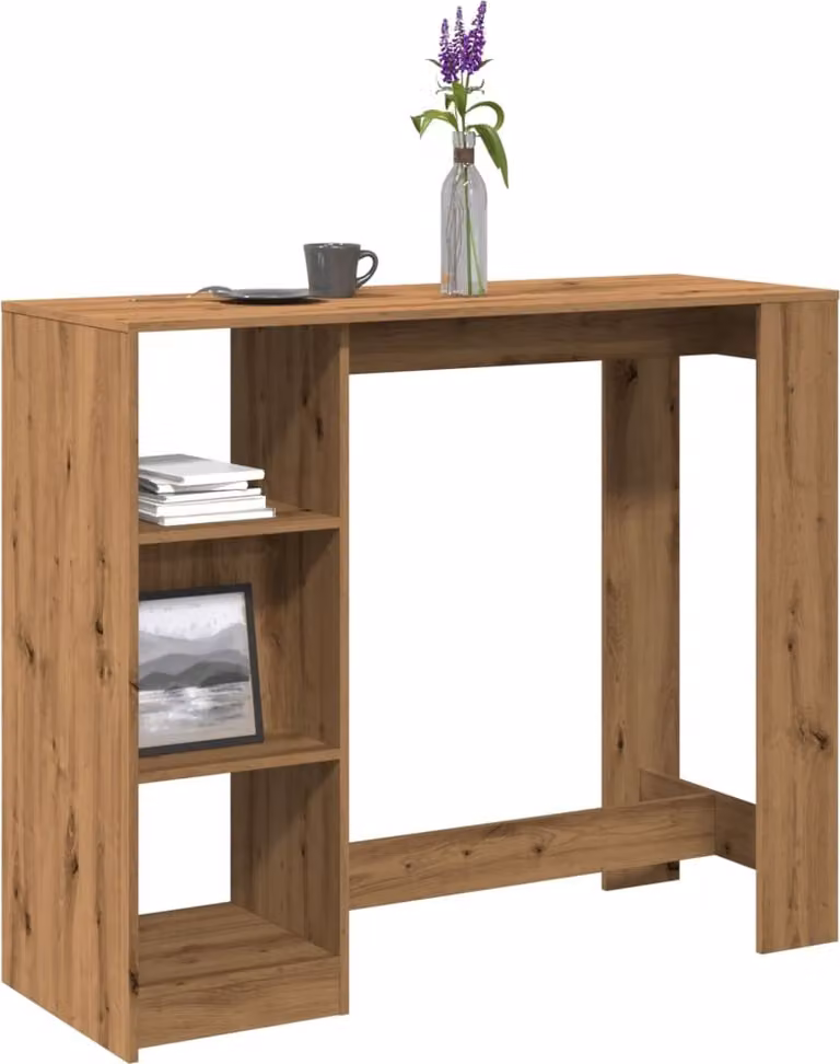 Maison Exclusive - Tavolo da bar con ripiano in rovere Artisan 124x46x103,5 cm Materiale ligneo