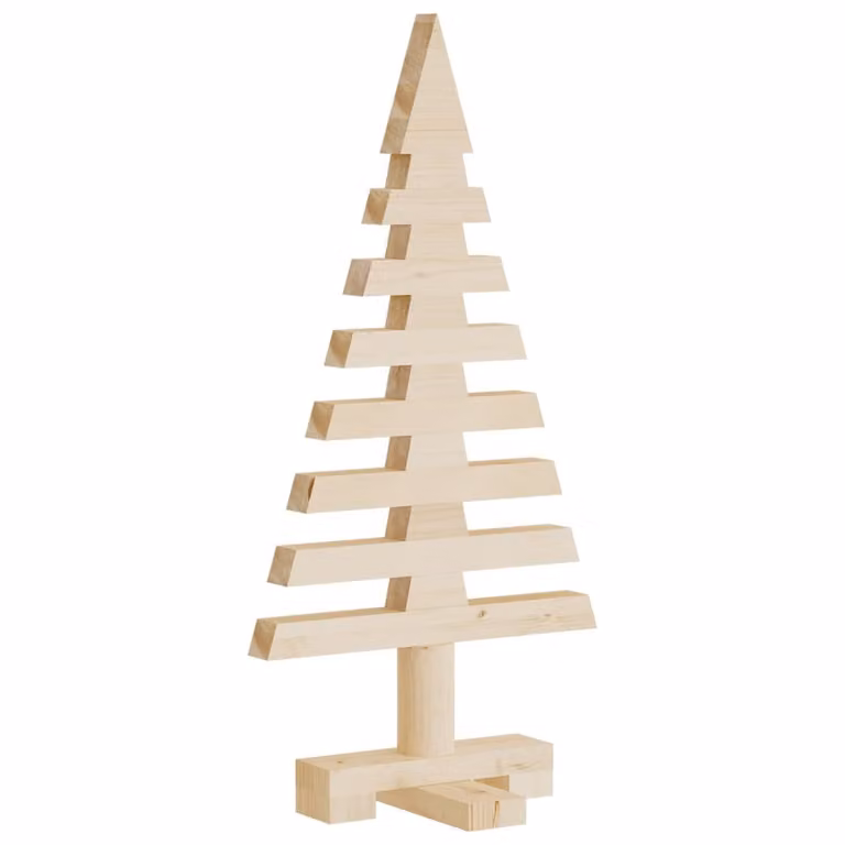 | Albero di Natale in legno | naturale 60 cm Legno di pino massello