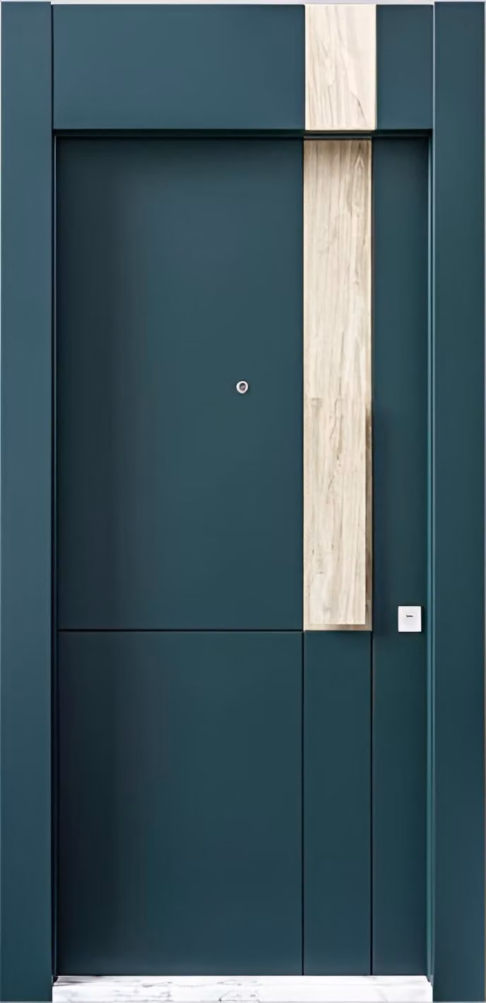 Dunkelgrüne Haustür Stilvolle Wohnungstüren Designer Eingangstür
