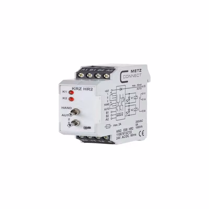 Metz Connect KRZ-E08 HR2 24 V CA/CC 110676132722