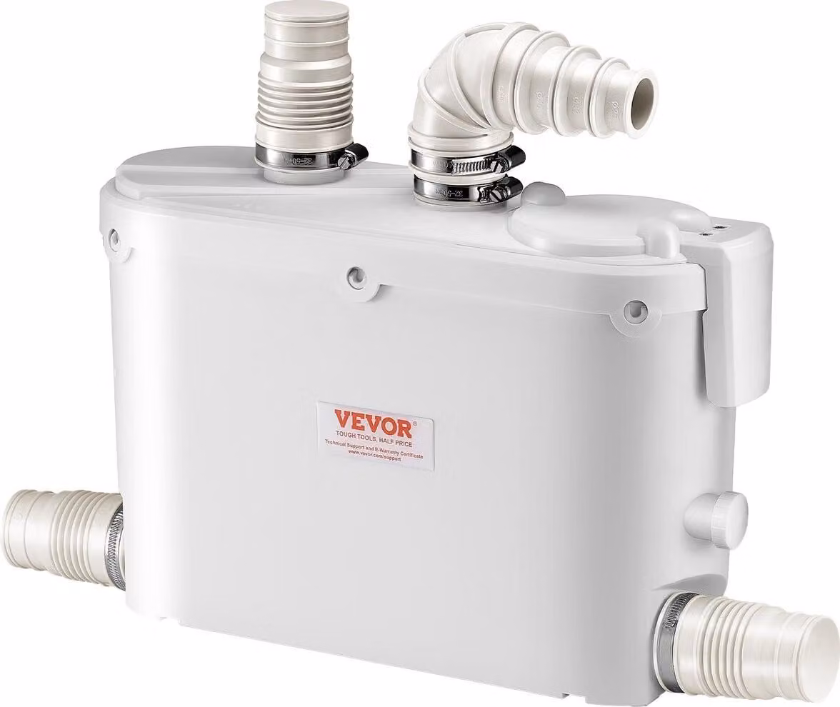 Pompa trituratrice 500 W, portata 29 GPM, prevalenza 26 piedi per lavello da cucina in cantina