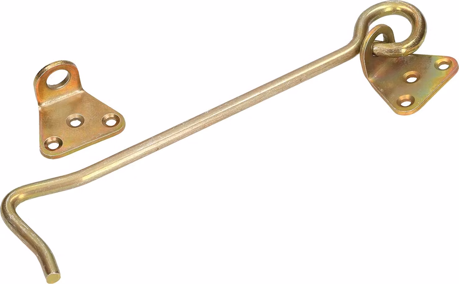 KOTARBAU® Ganci per porte 200x7mm da avvitare Set completo zincato giallo