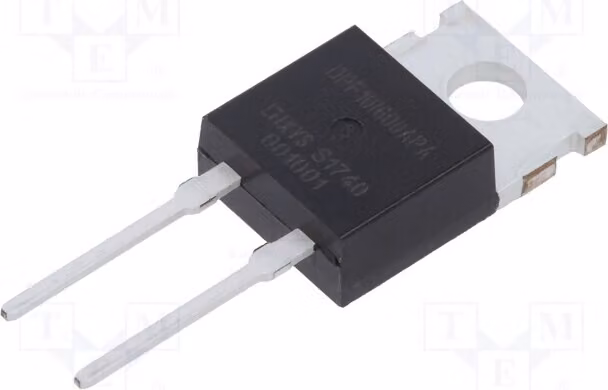 1 x Diodo: raddrizzatore 10A DPF10I600APA, diodi universali a foro passante, 600V