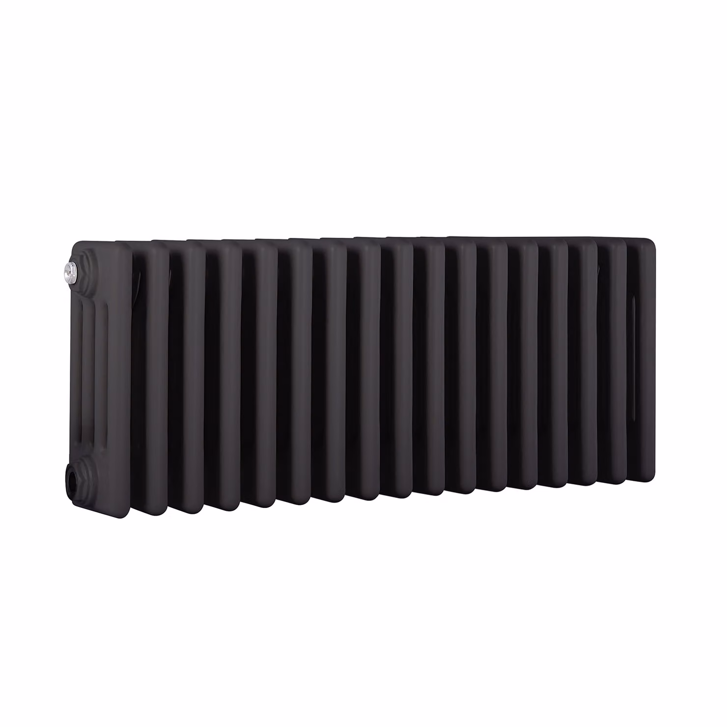 Radiatore Orizzontale a Colonne (4 Colonne) 300mm x 785mm - Grigio (Carbon Grigio) - Regent