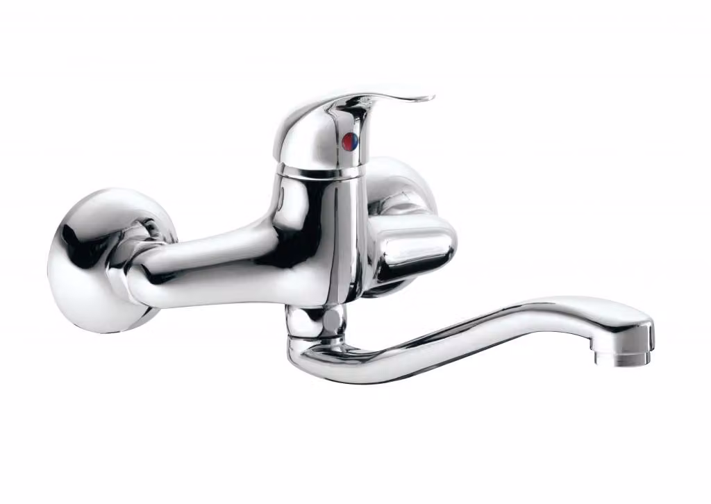 Miscelatore per lavabo a parete KFA Baryt, cromo (550-810-00)