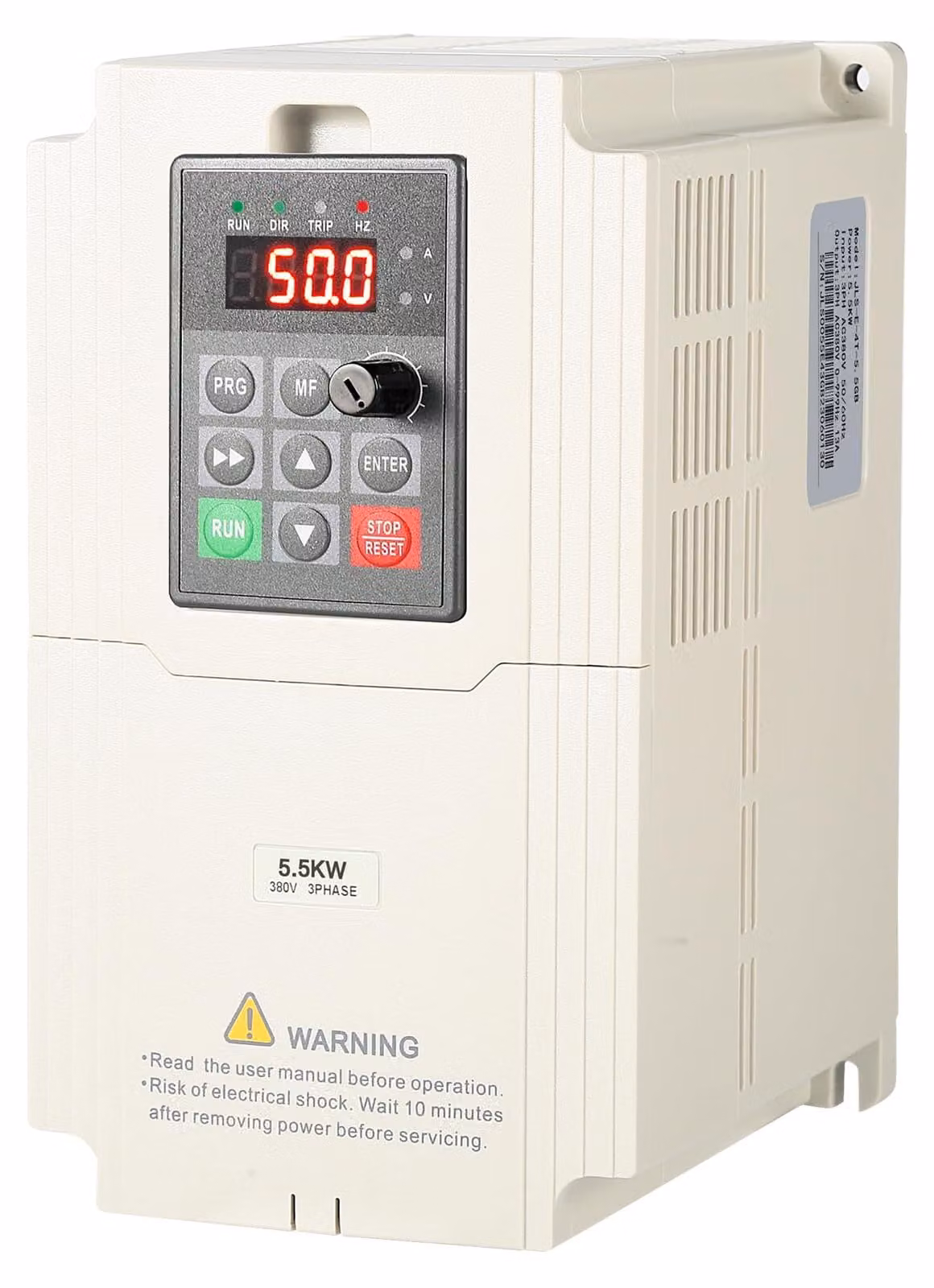 Inverter di frequenza da 5,5 kW, 380 V, trifase, ingresso/uscita, con onda sinusoidale pura