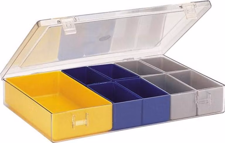 Scatola d'assortimento con coperchio 307x225x50 mm tipo 4.08