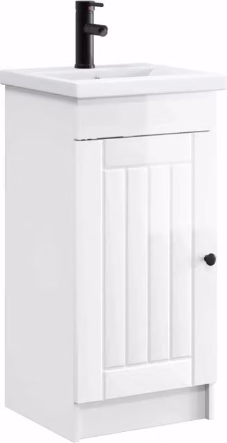 Mobile da bagno con Lavabo | Armadio Lavabo Bianco Lucido 42 x 40 x 84,5 cm