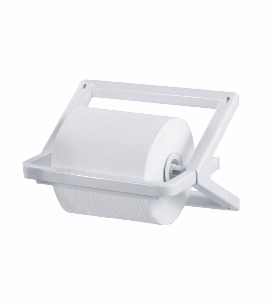 Mar Plast Portasciugamani a Rotolo Bianco 47x29x22 cm Dispenser Industriale