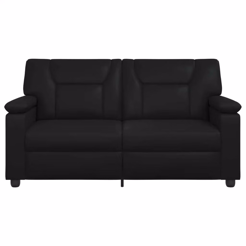 Divano moderno vidaXL in similpelle nero L: 171 cm, P: 85 cm, H: 93 cm – 2