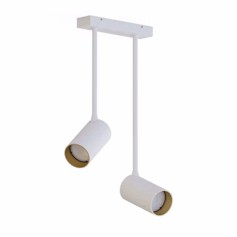 Faretto spot MONO bianco 2xGU10x10W in metallo, dimensioni: 41x7x31 cm, IP20, Nowodvorski Lighting