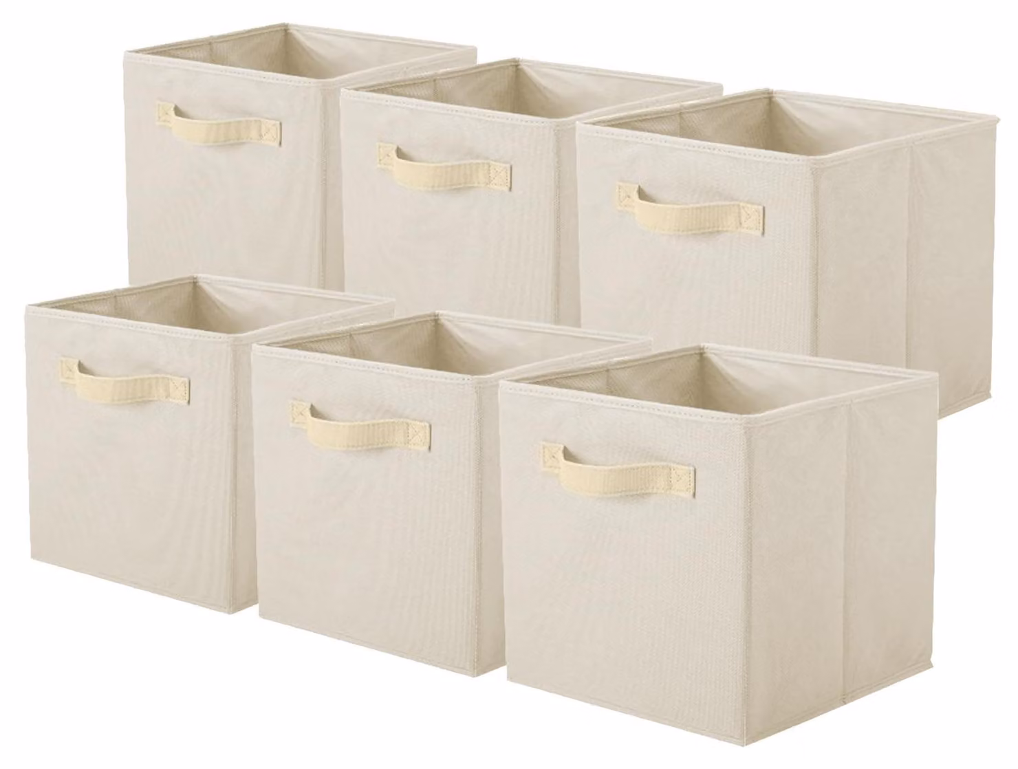 Contenitore pieghevole beige per la casa e l'ufficio
