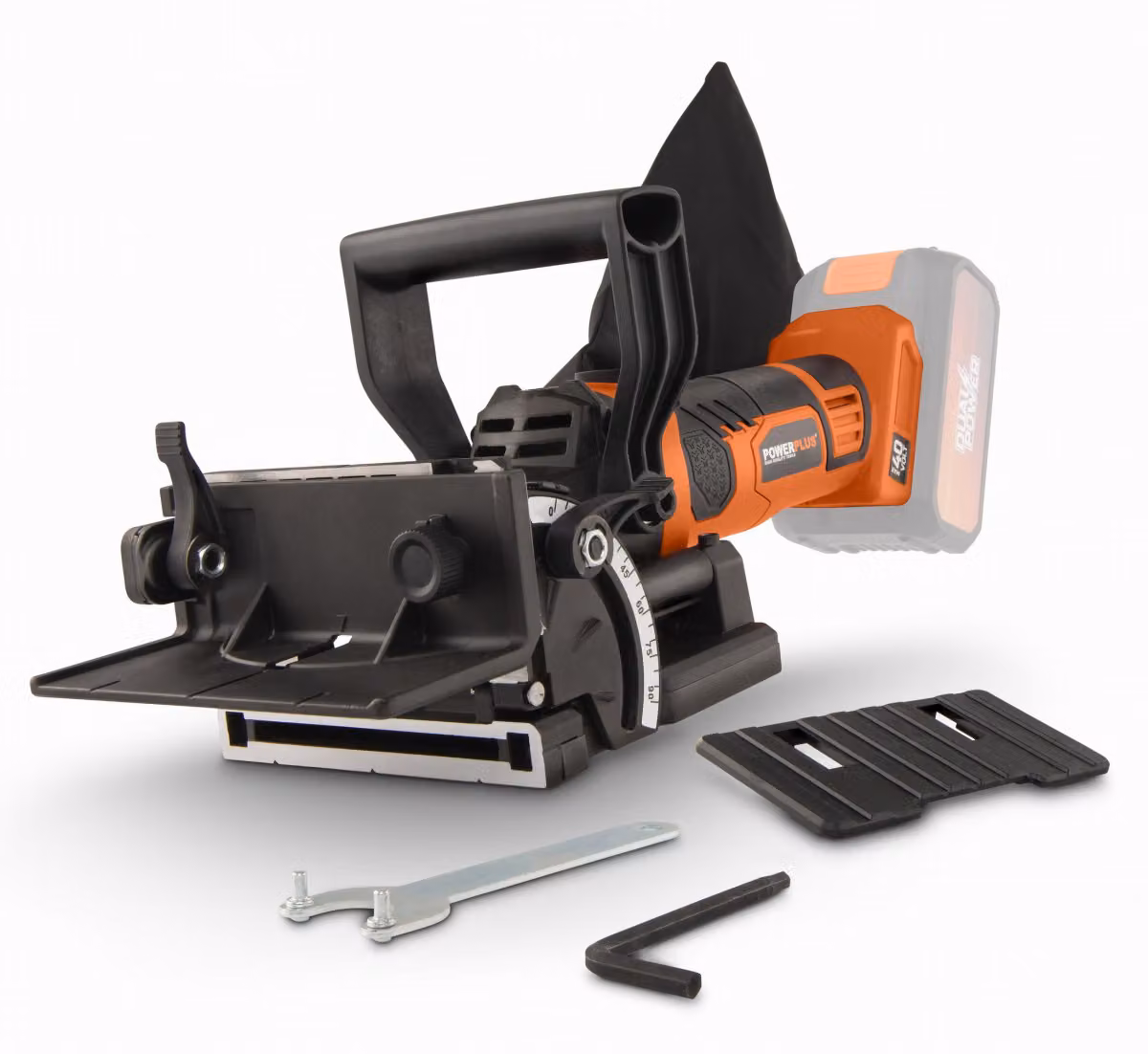 POWERPLUS POWDP77100 - Fresatrice a lamelle a batteria 40 V (senza batteria)