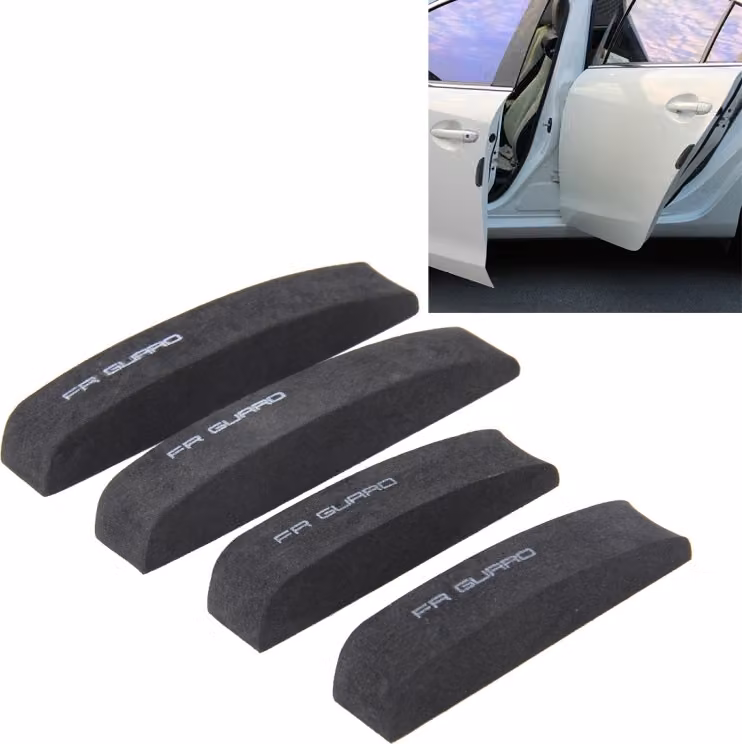 10 PCS auto auto schiuma bordo laterale antigraffio corpo guardia protettiva striscia adesiva, coppia di 4