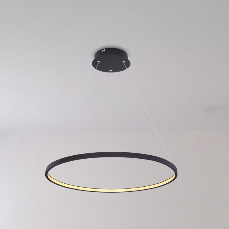 Globo Lampada sospensione LED Ralph 1 luce, nero, Ø 60cm, Nero, Soggiorno / Sala da pranzo, Metallo
