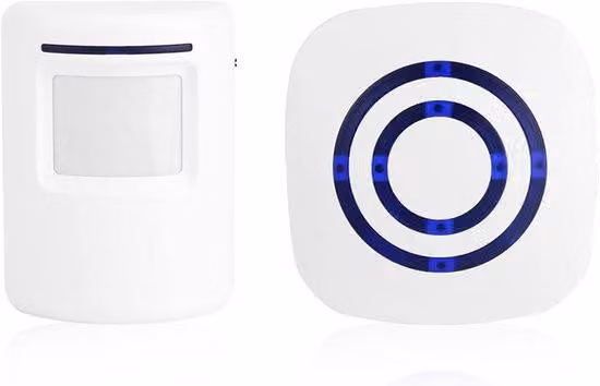 Rilevatore di movimento da parete con sensore - Bianco - Ideale per negozi e abitazioni