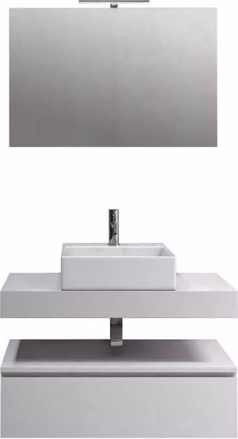 Composizione 5 pezzi ASTRA bianco opaco