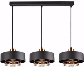 FKL DESIGN Home Deco lampada da soffitto lampada a sospensione lampada a sospensione nero bianco rame