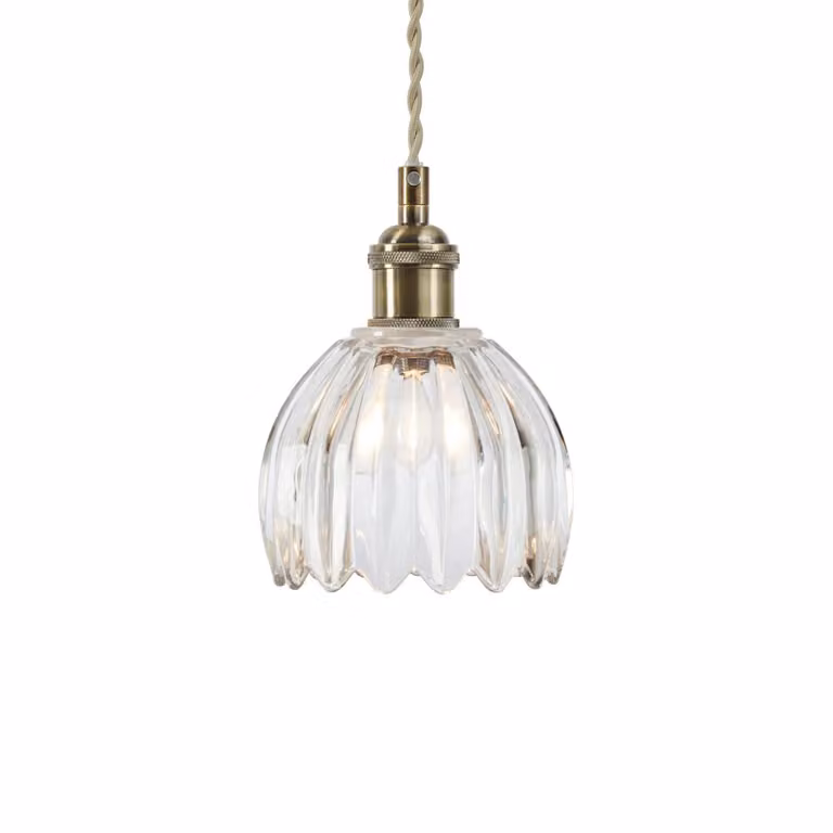 Markslöjd Lampada a sospensione in vetro Gotta, Bronzo / Ottone antico, Soggiorno / Sala da pranzo, Vetro, Lampada a sospensione