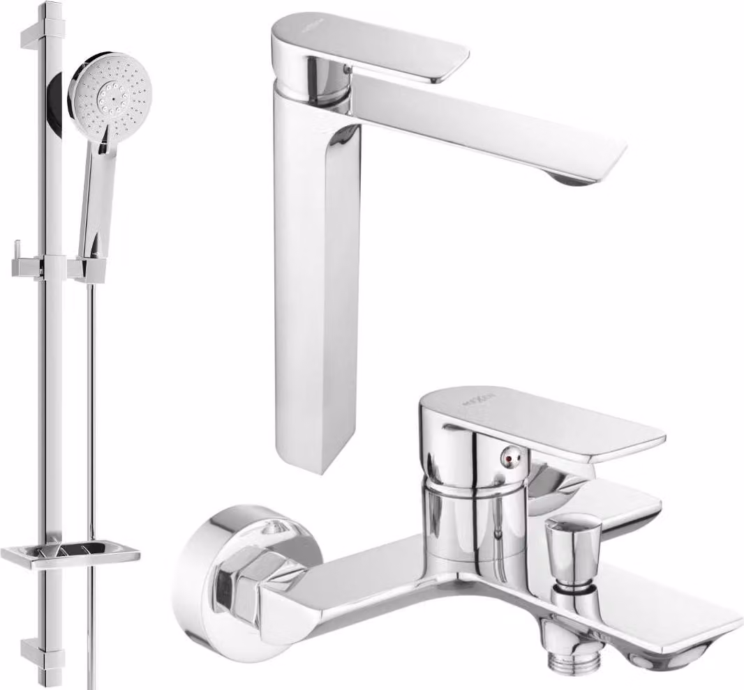 Mexen Alexa DQ40 set da bagno, cromo - 71213DQ40-00