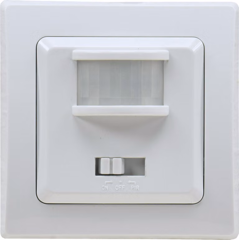 Rilevatore di movimento ChiliTec DELPHI, 160°, da incasso, bianco 250V AC 400W incl. cornice, adatto ai LED