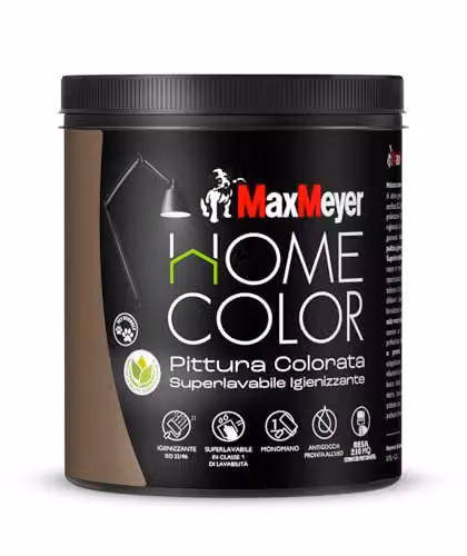 MaxMeyer Idropittura Superlavabile Marron Glacè 750ml Finitura Opaca