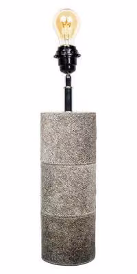 Lampada "Mars & More", modello "lampenfuss", colore grigio, forma a mucca, altezza 45 cm