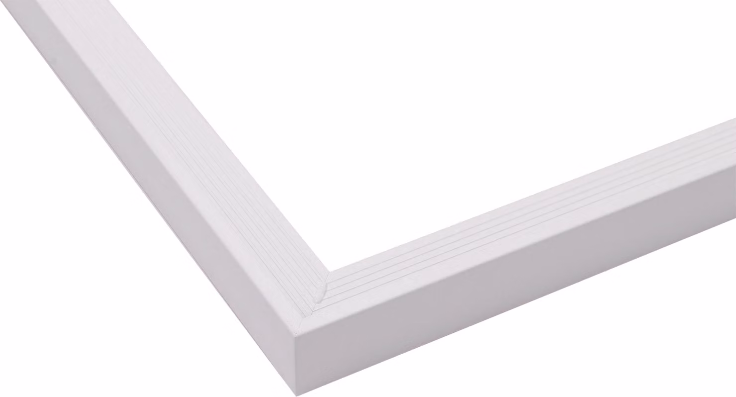 Profili perimetrali in alluminio bianco angolo esterno 6,0 x 6,4 x 40 cm - al pezzo